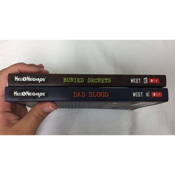 HELLO NEIGHBOR Books 1 And 4 By Carly Anne West Buried Secrets and Bad Blood - Picture 3 of 3